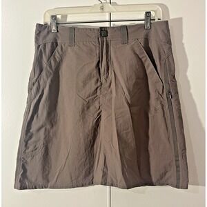 Mountain Hardwear La Strada Travel Skirt Tan Women's 8 Stretch Outdoors Hiking